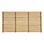 Pine Wooden Garden Fence Panel Privacy Picket Fence Panel 2x6ft
