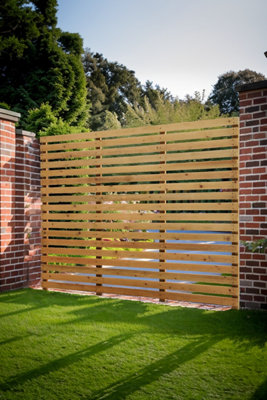 Pine Wooden Garden Fence Panel Privacy Picket Fence Panel 4x6ft