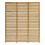 Pine Wooden Garden Fence Panel Privacy Picket Fence Panel 7x6ft