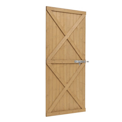 Pine Wooden Garden Gate Side Opening Gate with Gate Latch W 85 cm