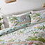 Pineapple Elephant Bedding Elephant Oasis Cotton Duvet Cover Set with Pillowcases Green