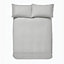 Pineapple Elephant Bedding Izmir Cotton Tassel Duvet Cover Set with Pillowcase Silver Grey