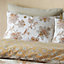 Pineapple Elephant Bedding Sahara Floral Reversible Duvet Cover Set with Pillowcases Beige
