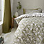 Pineapple Elephant Bedding Tangier Floral Reversible Duvet Cover Set with Pillowcases Olive Green