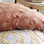 Pineapple Elephant Bedding Ziri Geo Cotton Duvet Cover Set with Pillowcase Terracotta