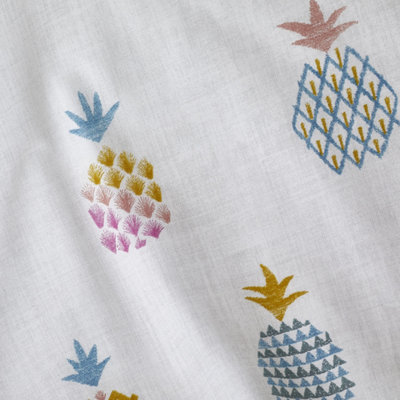 Pineapple Elephant Kids Bedding Ananas Pineapple Cotton Single Duvet Cover Set with Pillowcases Bright