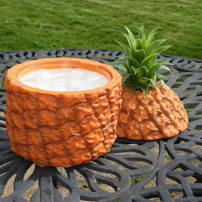 Pineapple Shaped Insulated Retro Ice Bucket