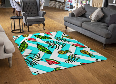 Pineapple & Watermelon Special Soft Home Rug