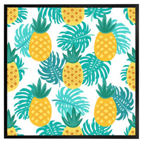 Pineapples (Picutre Frame) / 12x12" / Oak