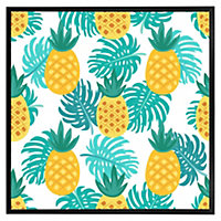 Pineapples (Picutre Frame) / 30x30" / Oak