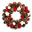 Pinecone and Roses 38cm Autumn Christmas Wreath