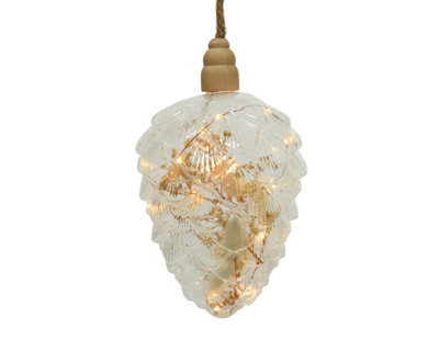 Pinecone Pampas Christmas LED Rope Light