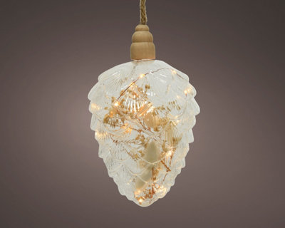 Pinecone Pampas Christmas LED Rope Light
