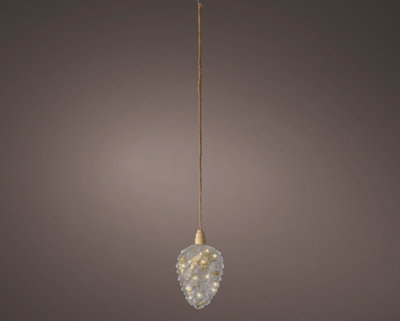 Pinecone Pampas Christmas LED Rope Light