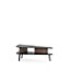 Pinelli Coffee Table - Sleek Black Graphite & Oak with Contemporary Design - W1500mm x H400mm x D570mm