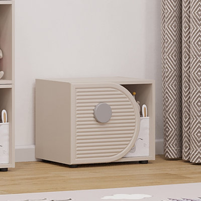 Ping Multifunction Horizontal Cabinet Shelf Unit Kids Bedroom - Cashmere