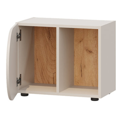 Ping Multifunction Horizontal Cabinet Shelf Unit Kids Bedroom - Cashmere