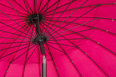 Pink 2.7m Crank and Tilt Shanghai Parasol - H225 x W270 x L270 cm - 8