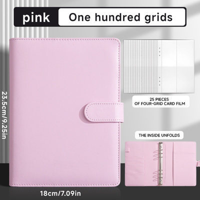 Pink A5 Refillable Budget Notebook with 6 Ring Binder and 25 Foil ...