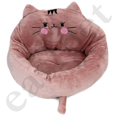 Pink kitten shop bed