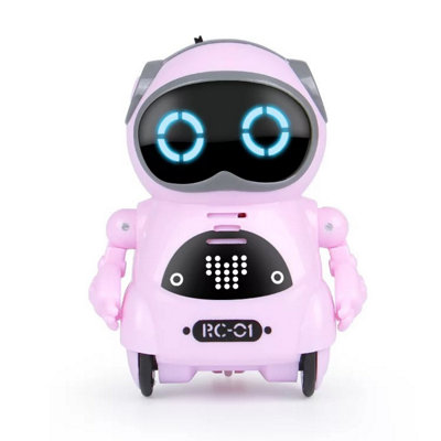 Pink Children Intelligent Mini Multi-Active Robot