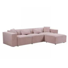 Pink Corner Sofa / Living Room Sofa