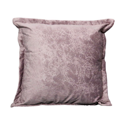 Pink Crushed Velvet Cushion Cover