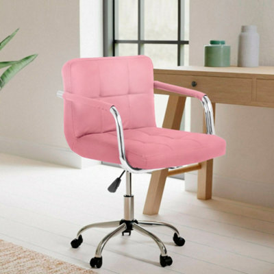 Office chair with online chrome legs