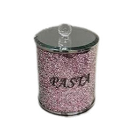 Pink Diamond Crushed Pasta Jar