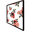 Pink flowers (Picutre Frame) / 20x20" / White