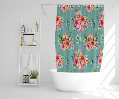 Pink Flowers (Shower Curtain) / Default Title Price Comparisons | Compare The Build
