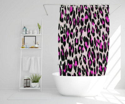 Pink Fluffy Leopard (Shower Curtain) / Default Title Price Comparisons | Compare The Build