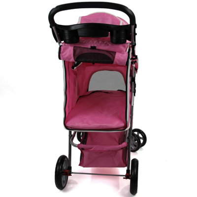 Pink pet stroller shop