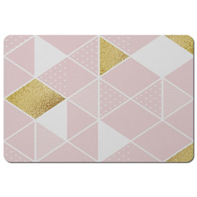 Pink & Gold Geometric (Placemat) / Default Title