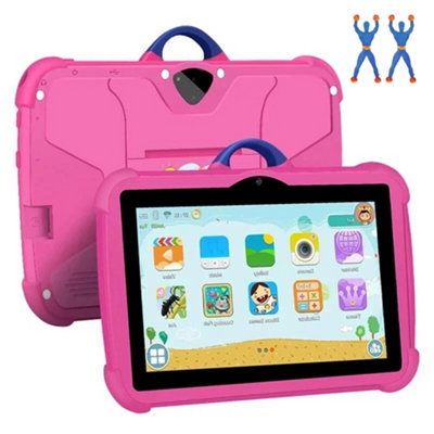Pink Kids Tablet 7 Inch, Android, 8GB+256GB Storage, Bundle, WIFI, Free ...