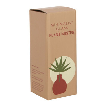 Pink Minimalist Glass Plant Mister - Gift Boxed