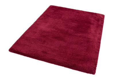 Pink Modern Plain Shaggy Easy to clean Rug For Bedroom & Living Room-120cm X 170cm