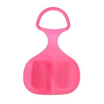 Pink Plastic Snow Skimmer Bump Sled  / Sledge