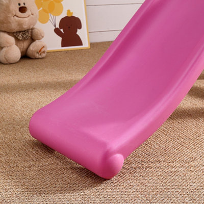 Pink Portable Folding Slide Set Kids Children Toddler Play Set 120cm