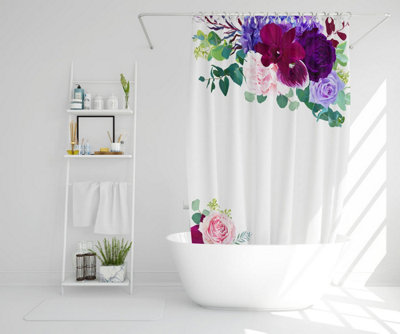 Pink & Purple Roses (Shower Curtain) / Default Title Price Comparisons | Compare The Build