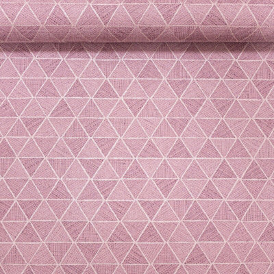 Pink/Purple Textured Vinyl Wallpaper Metallic Diamond Plain Folk Weaving Effect