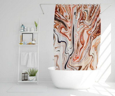 Pink Rippled Marble (Shower Curtain) / Default Title Price Comparisons | Compare The Build