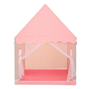 Pink Tent Single New Playhouse Boys Girls Portable Folding Toy Castle Tent