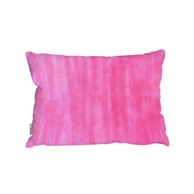 Pink Watercolour Strokes Cushion / 30cm x 45cm