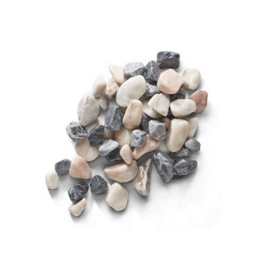 Pink/White/Grey Pebbles - 20-40mm - Premium Aggregate Bulk Bag - 850 kilos
