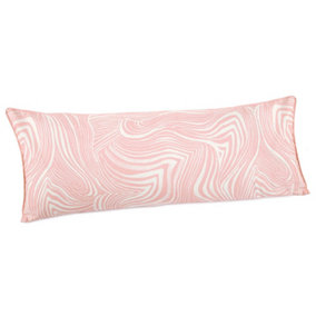 Pink Zebra Marble Pink Body Pillow