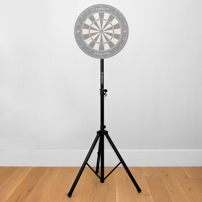 PINPOINT Dartboard Stand - Portable & Adjustable Height Dart Board Stand