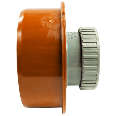 Pipe Adaptor Coupling 110mm to 50mm Terracotta uPVC Reducer Fitting