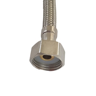 Pipe Flexi Connector 1/2" x 1/2" Flexible Water Hose Plumbing 60cm - 5