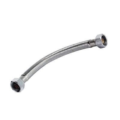 Pipe Flexi Connector 1/2" x 1/2" Flexible Water Hose Plumbing 60cm - 9